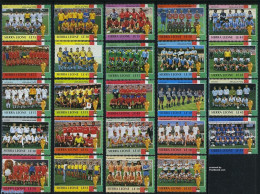 Sierra Leone 1990 World Cup Football 24v, Mint NH, Sport - Football - Autres & Non Classés