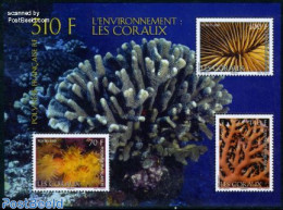 French Polynesia 2010 Coral Reefs S/s, Mint NH, Nature - Shells & Crustaceans - Nuovi