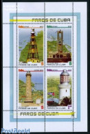 Cuba 2010 Lighthouses 4v M/s, Mint NH, Various - Lighthouses & Safety At Sea - Maps - Neufs