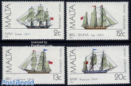 Malta 1983 Ships 4v, Mint NH, Transport - Ships And Boats - Bateaux