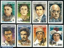 Sierra Leone 1990 Sir Laurence Olivier 8v, Mint NH, Nature - Performance Art - Transport - Camels - Horses - Movie Sta.. - Actors