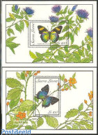 Sierra Leone 1989 Butterflies 2 S/s, Mint NH, Nature - Butterflies - Autres & Non Classés