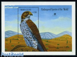 Sierra Leone 1989 World Stamp Expo S/s, Falcon, Mint NH, Nature - Birds - Birds Of Prey - Other & Unclassified