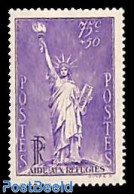 France 1936 Statue Of Liberty 1v, Unused (hinged), Art - Sculpture - Unused Stamps