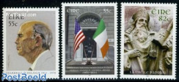 Ireland 2011 Mixed Issue 3v, Mint NH, History - Religion - Various - Flags - Religion - Export & Trade - Art - Sculpture - Ongebruikt