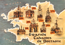 29-BRETAGNE GRANDS CALVAIRES-N°C-4341-A/0307 - Sonstige & Ohne Zuordnung