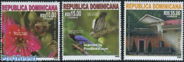 Dominican Republic 2008 Friendship With Taiwan 3v, Mint NH, Nature - Birds - Flowers & Plants - Other & Unclassified