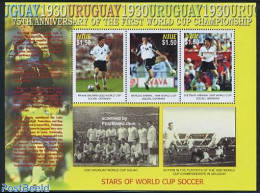 Niue 2005 World Cup Football 3v M/s, Mint NH, Sport - Football - Niue