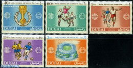 Dubai 1966 World Cup Football 5v, Mint NH, Sport - Football - Dubai