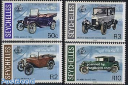 Seychelles 1985 Classic Cars 4v (Ford,Austin,Morris,Humber), Mint NH, Transport - Automobiles - Cars