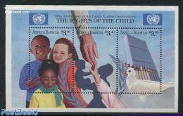 Antigua & Barbuda 1999 UNO Children Rights Convention 3v M/s, Mint NH, History - Various - United Nations - Justice - Antigua And Barbuda (1981-...)