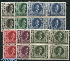 Germany, Empire 1943 Hitler Birthday 6v, Blocks Of 4 [+], Mint NH - Ongebruikt