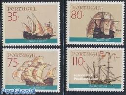 Portugal 1991 Ships 4v, Mint NH, Transport - Ships And Boats - Unused Stamps