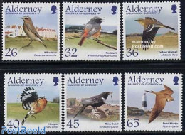 Alderney 2004 Birds 6v, Mint NH, Nature - Sport - Various - Birds - Golf - Lighthouses & Safety At Sea - Golf