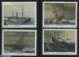 Ciskei 1994 Shipwrecks 4v, Mint NH, History - Transport - Ships And Boats - Disasters - Bateaux