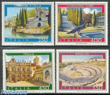 Italy 1984 Tourism 4v, Mint NH, Performance Art - Religion - Various - Theatre - Cloisters & Abbeys - Tourism - Other & Unclassified