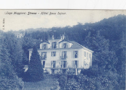 STRESA-VERBANO CUSIO OSSOLA-LAGO MAGGIORE-HOTEL=BEAU SEJOUR=-CARTOLINA NON VIAGGIATA  1915-1925 - Verbania