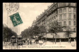 75 - PARIS 13EME - BOULEVARD ST-MARCEL - ANGLE DE L'AVENUE DES GOBELINS - EDITEUR FLEURY N°275 BIS - Arrondissement: 13