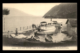 73 - AIX-LES-BAINS - LAC DU BOURGET - DEBARCADERE DE HAUTECOMBE - Aix Les Bains