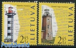 Lithuania 2013 Lighthouses 2v, Mint NH, Various - Lighthouses & Safety At Sea - Lighthouses