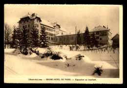 38 - VILLARD-DE-LANS - GRAND HOTEL DE PARIS - MAGDELEN PROPRIETAIRE - VOIR ETAT - Villard-de-Lans