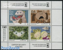 Ireland 2015 Animation 4v M/s, Mint NH, Performance Art - Film - Stamps On Stamps - Unused Stamps