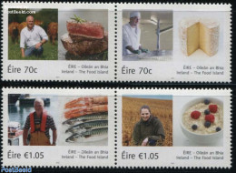 Ireland 2015 Ireland-The Food Island 4v (2x[:]), Mint NH, Health - Nature - Food & Drink - Cattle - Fish - Fishing - F.. - Unused Stamps