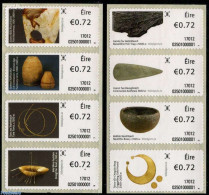 Ireland 2017 Historical Objects 8v S-a, Mint NH, History - Nature - Archaeology - Fishing - Art - Art & Antique Object.. - Ongebruikt