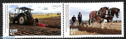 Ireland 2017 Ploughing Championship 2v [:], Mint NH, Nature - Various - Horses - Agriculture - Unused Stamps