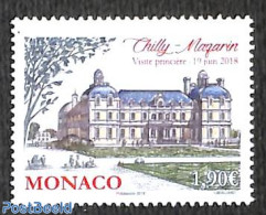 Monaco 2018 Chilly Mazarin 1v, Mint NH, Art - Castles & Fortifications - Unused Stamps