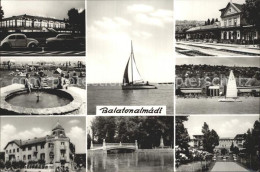 72366640 Balatonalmadi Brunnen Segelboot Gebaeude  Balatonalmadi - Hongrie