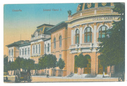 RO 93 - 19238 CRAIOVA, High School Carol I, Romania - Old Postcard, CENSOR - Used - 1917 - Rumänien