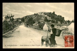 ALGERIE - FORT-NATIONAL - ROUTE NATIONALE ET VILLAGE D'AZOUZA - EDITEUR GEISER - Autres & Non Classés