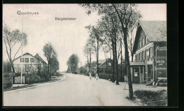 AK Quickborn, Hauptstrasse Mit Wein- Und Spirituosengeschäft  - Quickborn