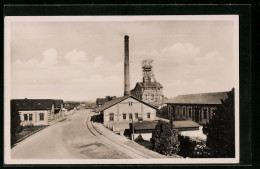 AK Kochendorf, Steinsalzwerk, Schacht König Wilhelm II., Gesamtansicht  - Mines