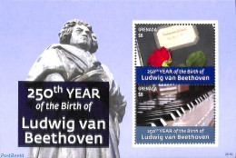 Grenada 2020 Ludwig Von Beethoven S/s, Mint NH, Performance Art - Music - Art - Composers - Musik