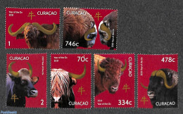 Curaçao 2021 Year Of The Ox 6v, Mint NH, Various - New Year - New Year