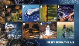 Jersey 2021 Jersey From The Air 8v M/s, Mint NH, Transport - Various - Ships And Boats - Lighthouses & Safety At Sea - Bateaux