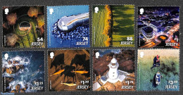 Jersey 2021 Jersey From The Air 8v, Mint NH, Transport - Various - Ships And Boats - Lighthouses & Safety At Sea - Bateaux