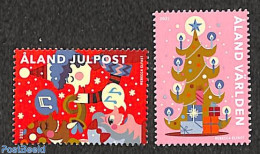 Aland 2021 Christmas 2v, Mint NH, Religion - Christmas - Noël