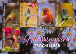 Antigua & Barbuda 2021 Hummingbirds 5v M/s, Mint NH, Nature - Birds - Antigua En Barbuda (1981-...)