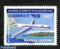 New Caledonia 2023 Caravelle 1v, Mint NH, Transport - Aircraft & Aviation - Neufs