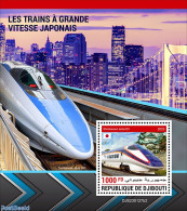 Djibouti 2023 Japanese High-speed Trains, Mint NH, Transport - Railways - Trains