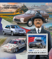 Djibouti 2023 André Citroën, Mint NH, Transport - Automobiles - Cars