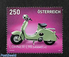 Austria 2024 Scooter Lohner L98 1v, Mint NH, Transport - Motorcycles - Unused Stamps
