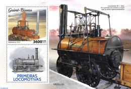 Guinea Bissau 2023 Steam Trains, Mint NH, Transport - Railways - Eisenbahnen