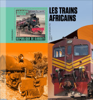 Djibouti 2023 African Trains, Mint NH, Transport - Railways - Eisenbahnen