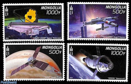 Mongolia 2023 Space Research 4v, Mint NH, Transport - Space Exploration - Mongolie