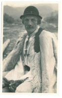 RO 93 - 17604 Valea Jiului, ETHNIC, Shepherd Cioban, Romania - Old Postcard, Real PHOTO - Unused - 1937 - Romania