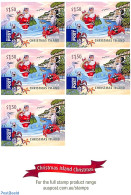 Christmas Islands 2011 Christmas Foil Booklet, Mint NH, Religion - Christmas - Stamp Booklets - Weihnachten